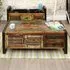Urmston Reclaimed 2 Door 2 Drawer Coffee Table - Satin Lacquer