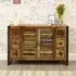 Urmston Reclaimed 2 Door 6 Drawer Sideboard - Satin Lacquer