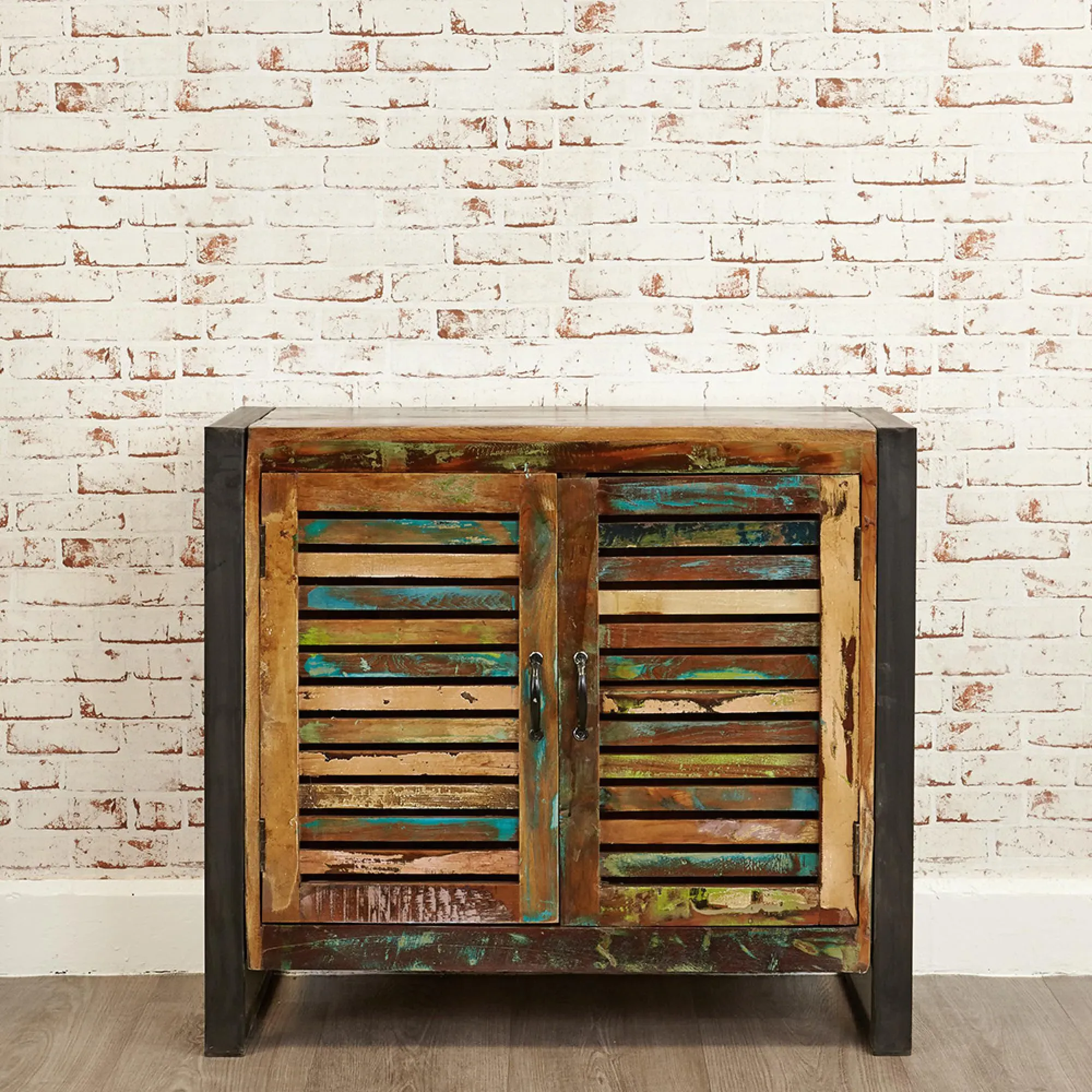 Urmston Reclaimed 2 Door Sideboard - Satin Lacquer