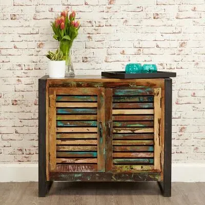 Urmston Reclaimed 2 Door Sideboard - Satin Lacquer image