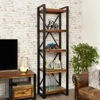 Urmston Reclaimed Alcove Bookcase - Satin Lacquer