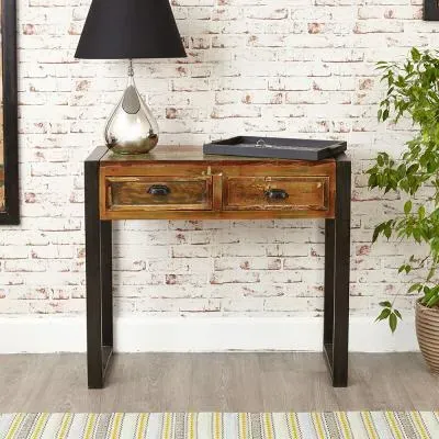 Urmston Reclaimed Console Table - Satin Lacquer image