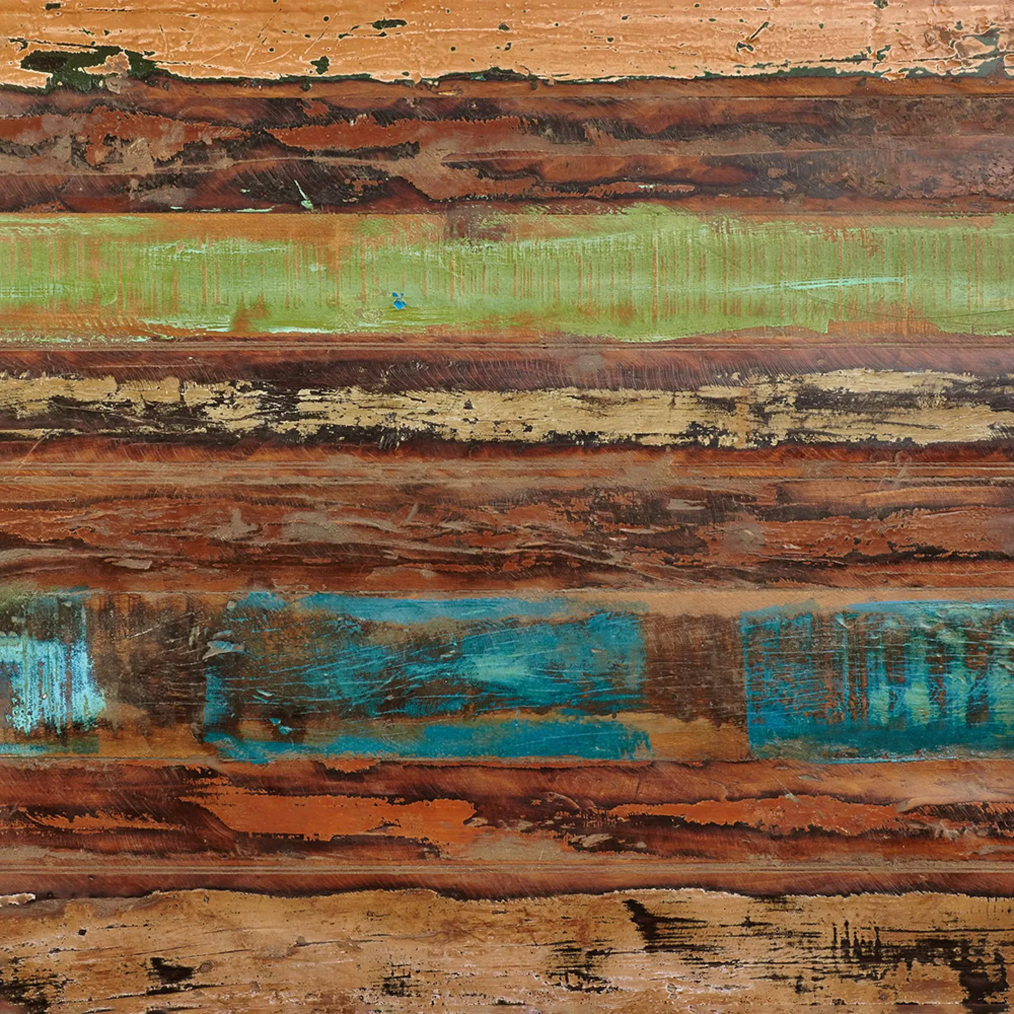 Urmston Reclaimed Large Dining Bench - Satin Lacquer