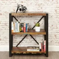 Urmston Reclaimed Low Bookcase - Satin Lacquer