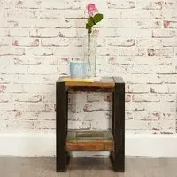 Urmston Reclaimed Low Lamp Table - Satin Lacquer