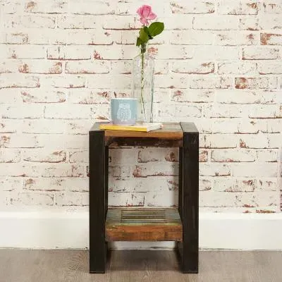 Urmston Reclaimed Low Lamp Table - Satin Lacquer image