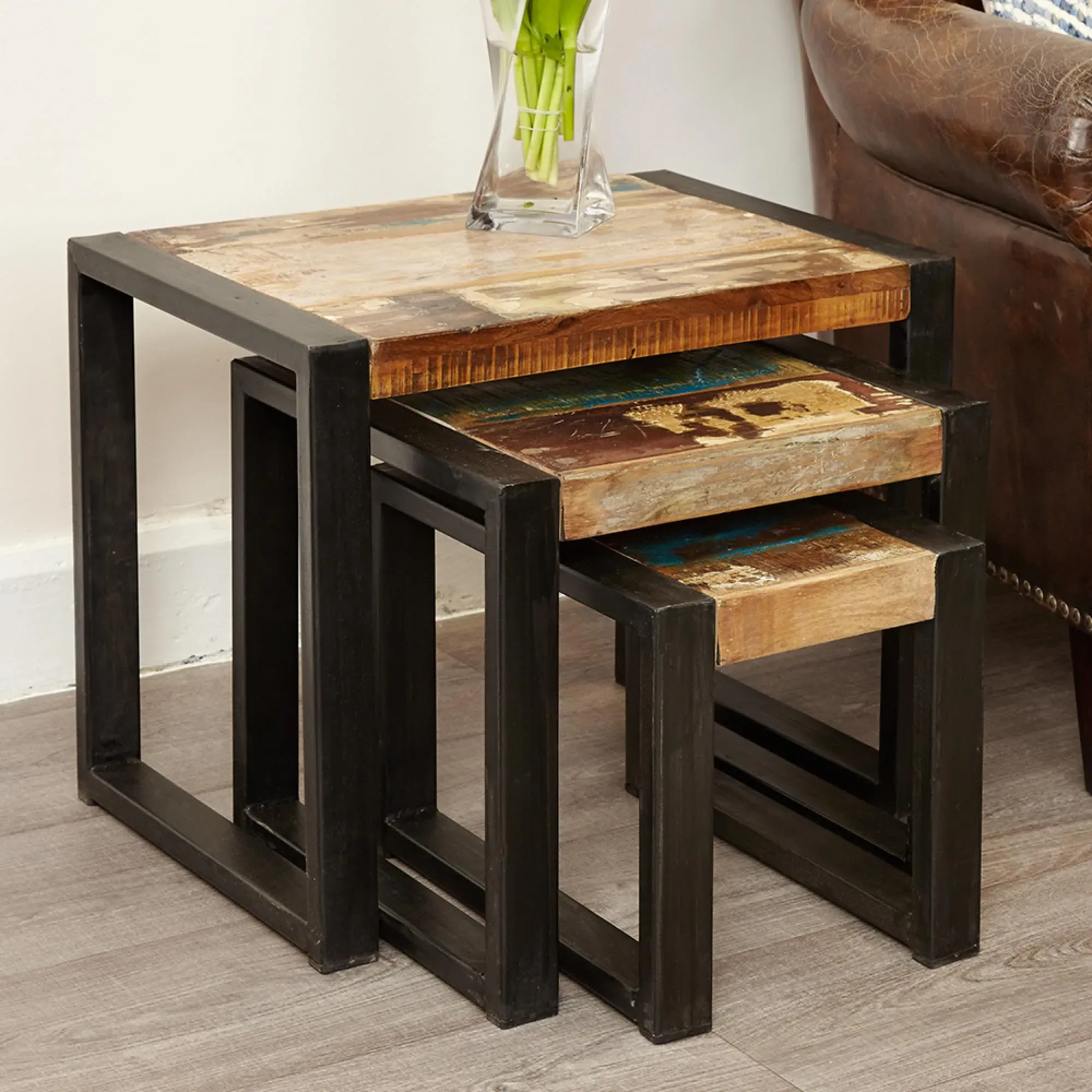 Urmston Reclaimed Nest of Tables