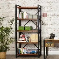 Urmston Reclaimed Tall Bookcase - Satin Lacquer