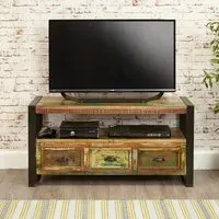 Urmston Reclaimed TV Cabinet - Satin Lacquer