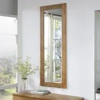 Urmston Reclaimed Wood Extra Long Wall Mirror - Satin Lacquer