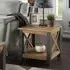 Urmston Reclaimed Wood Lamp Table - Satin Lacquer