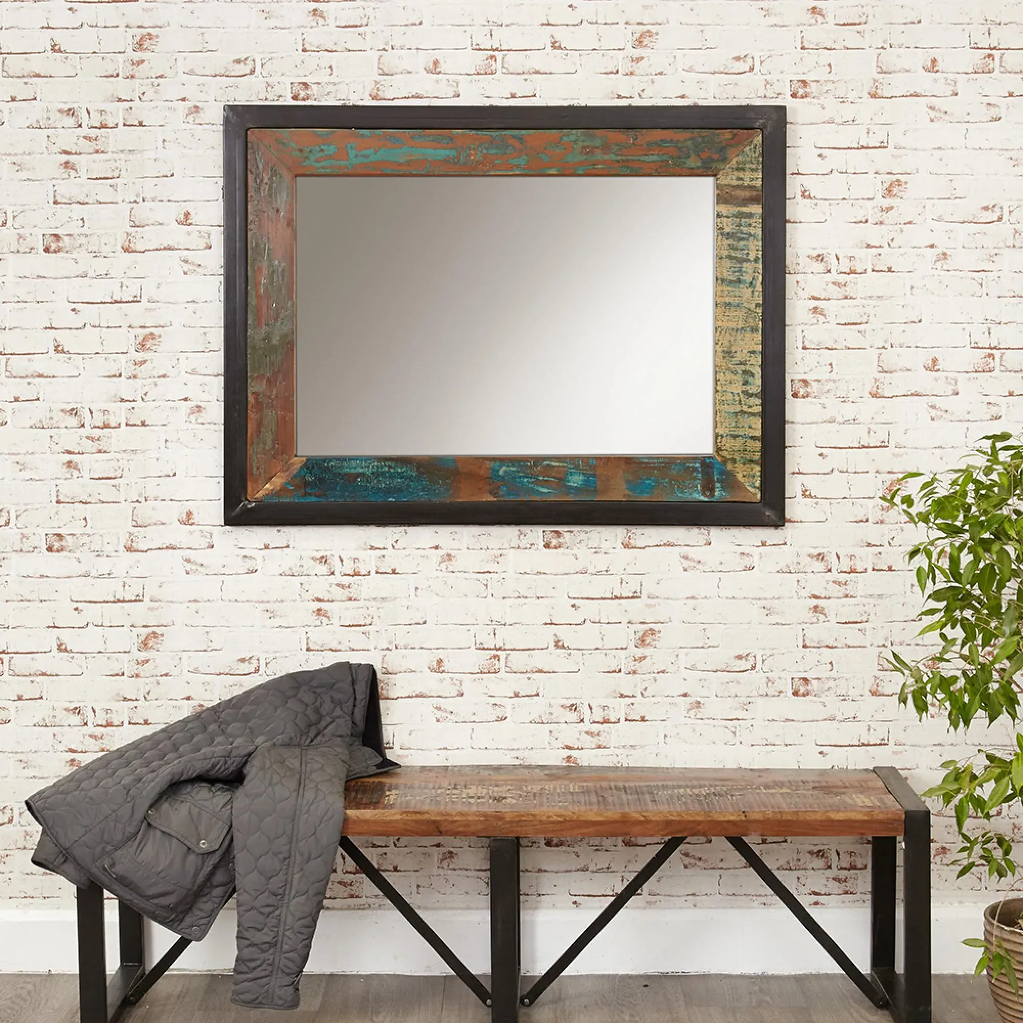 Urmston Rectangular Mirror - Satin Lacquer