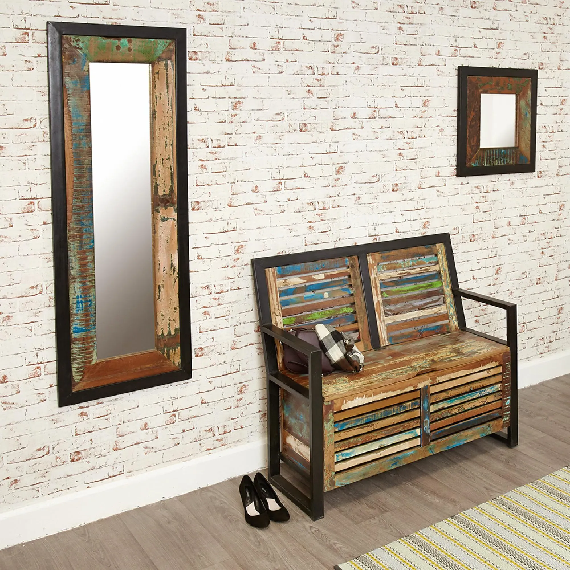 Urmston Rectangular Mirror - Satin Lacquer