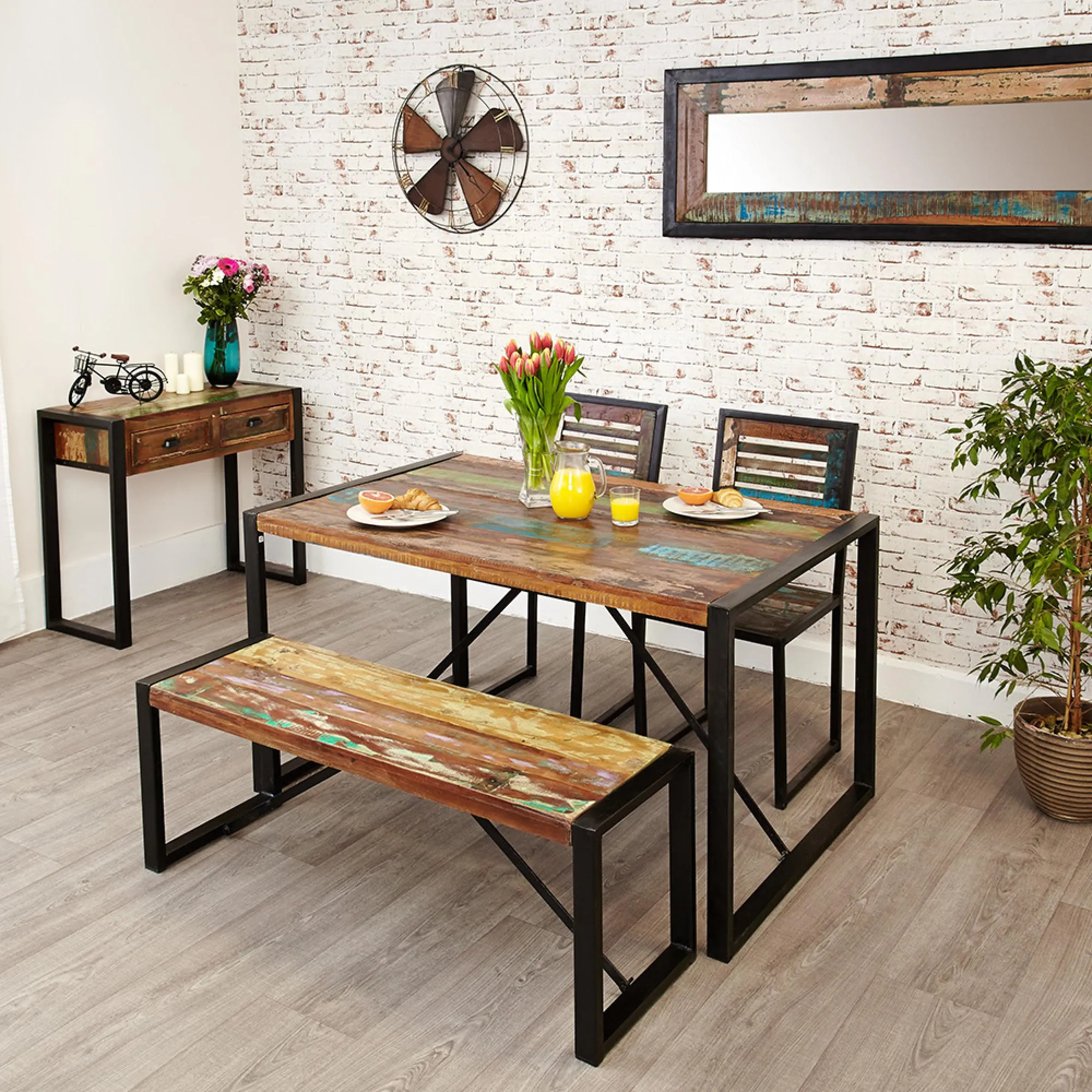 Urmston Small Dining Bench - Satin Lacquer