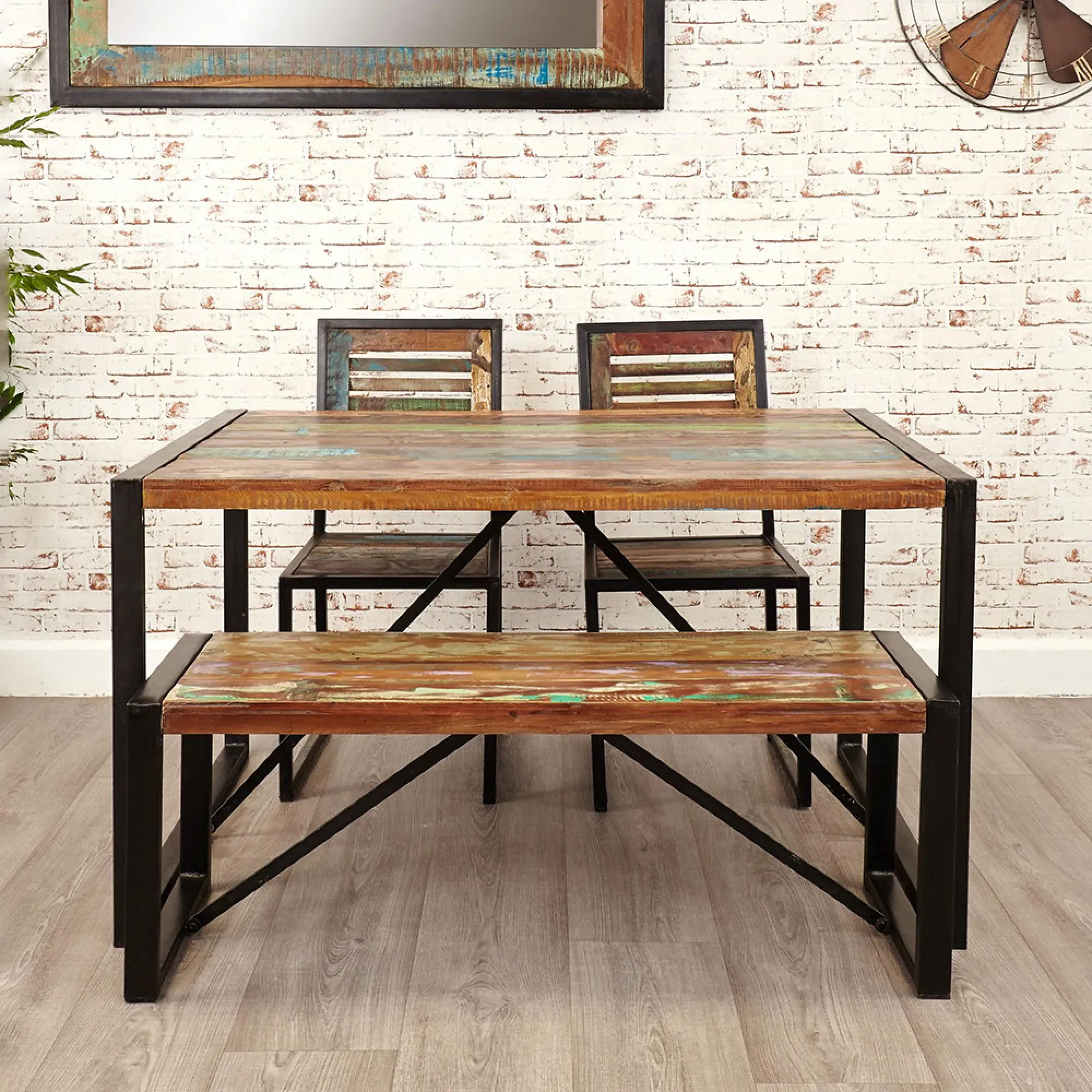 Urmston Small Dining Bench - Satin Lacquer