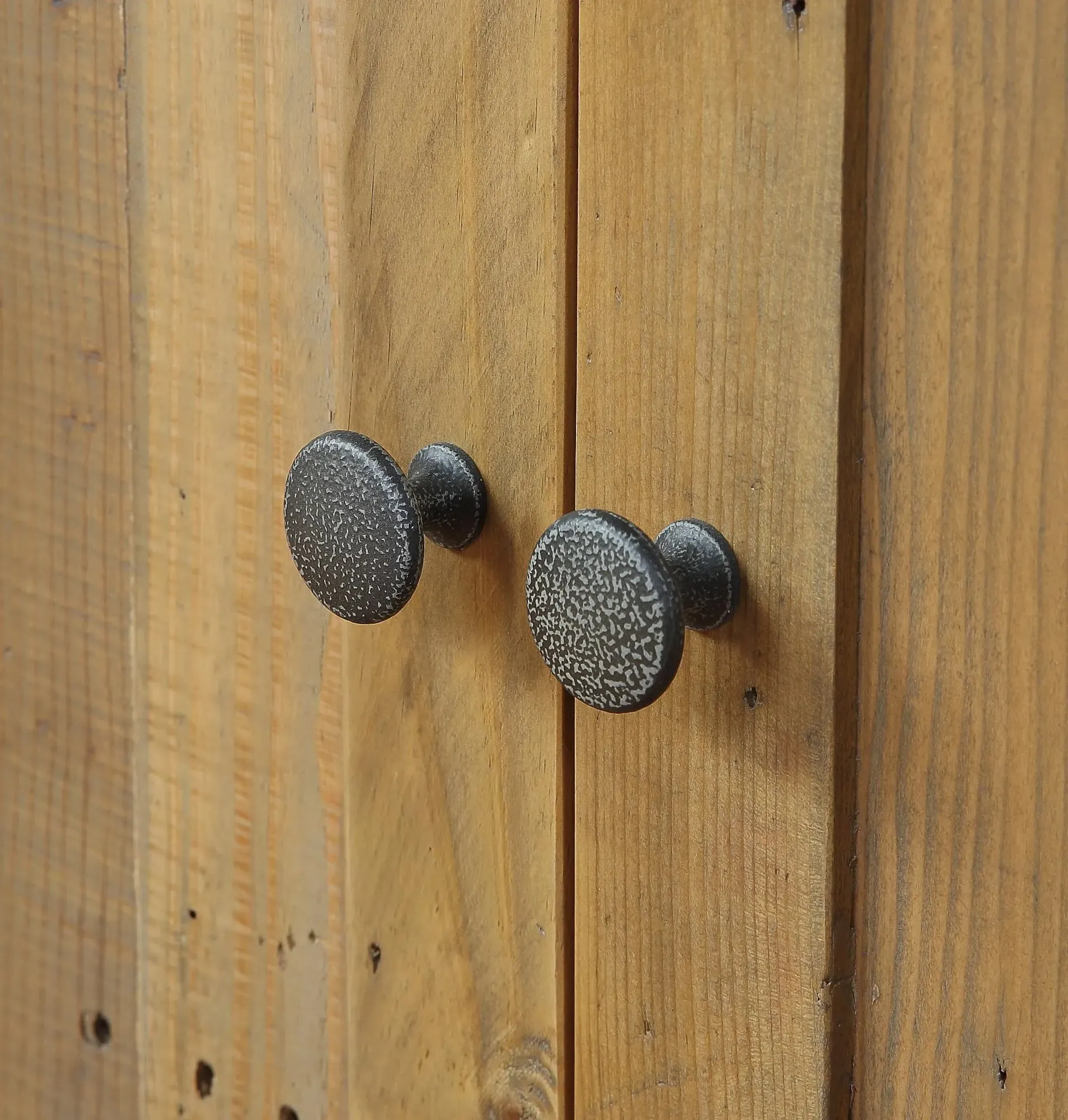 Urmston Small Shoe Storage Cupboard - Satin Lacquer, Reclaimed Wood