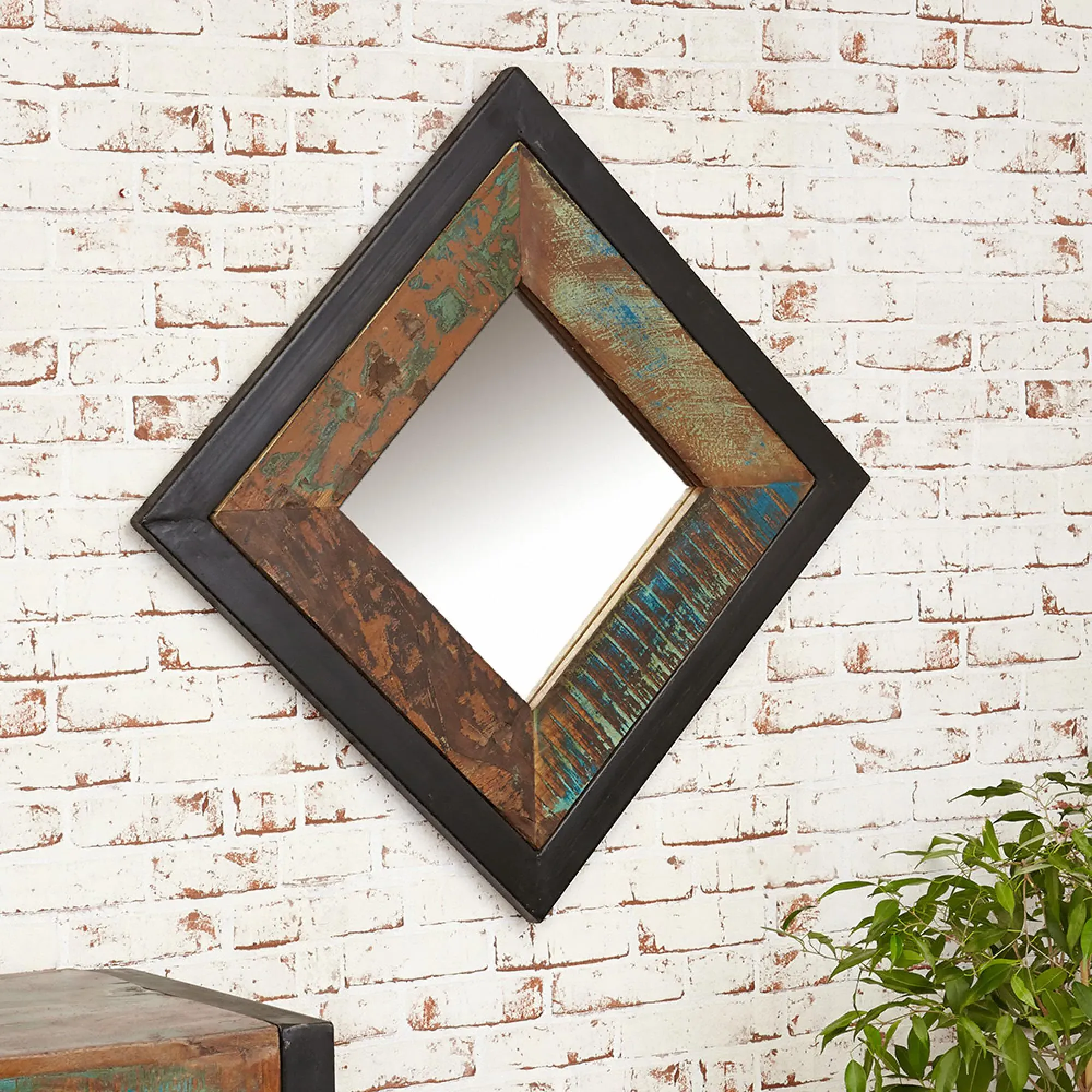 Urmston Square Mirror - Satin Lacquer