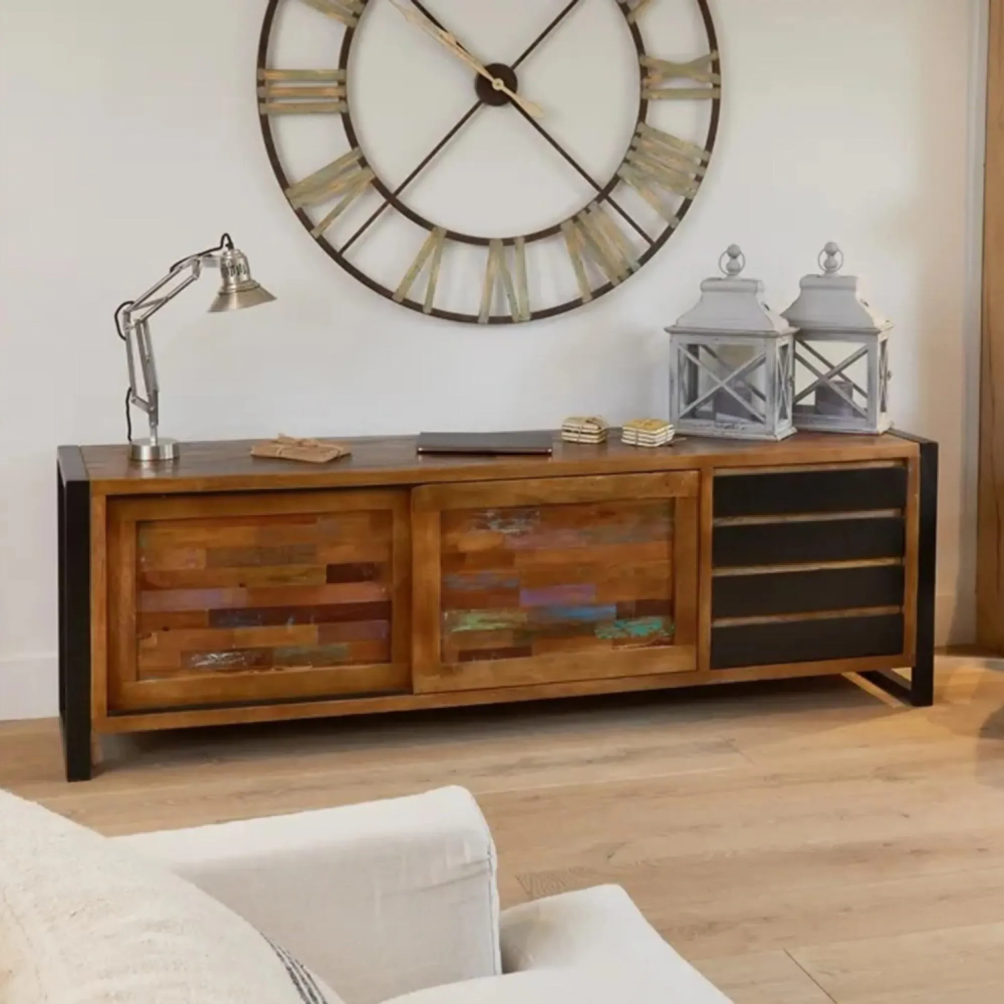 Urmston Ultra Wide Sideboard - Reclaimed