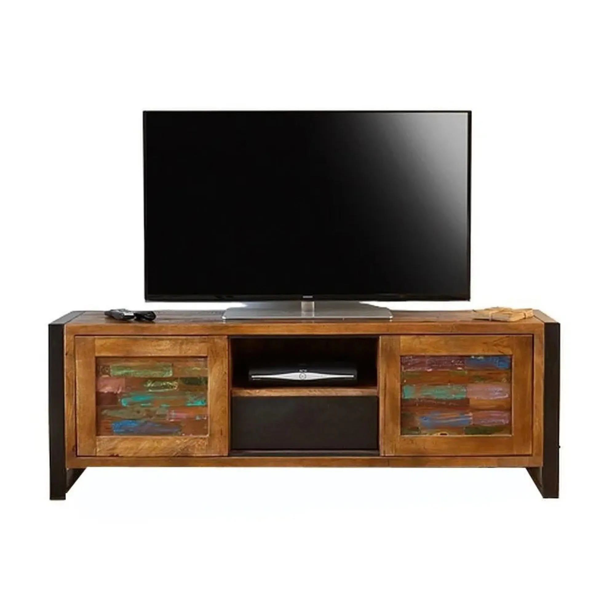 Urmston Wide TV Cabinet - Reclaimed Wood
