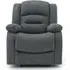 Alva Electric Recliner Armchair - Graphite, Fabric