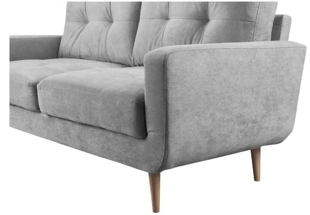 Aurora Grey 2-Seater Sofa - Grey