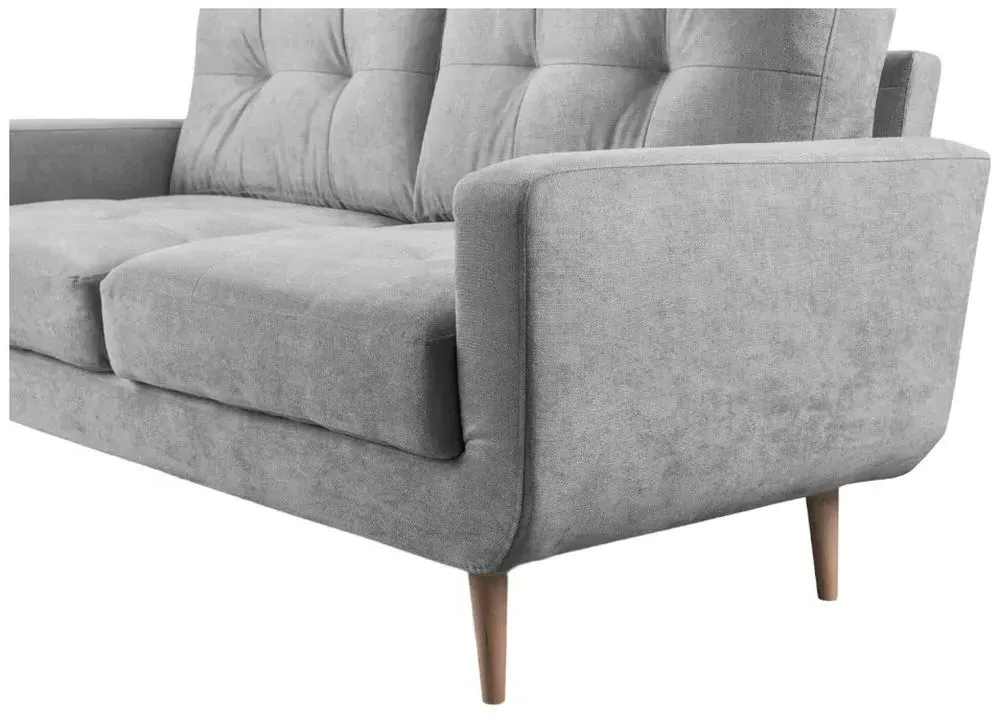 Aurora Grey 3-Seater Sofa - Grey