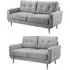 Aurora Grey 3+2 Seater Sofa Set - Grey