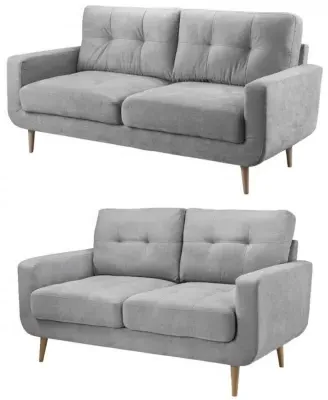 Aurora Grey 3+2 Seater Sofa Set - Grey