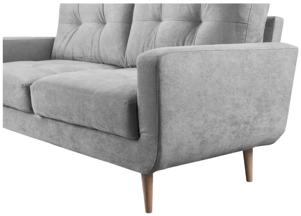 Aurora Grey Large Corner Sofa - Grey