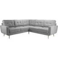 Aurora Grey Large Corner Sofa - Grey