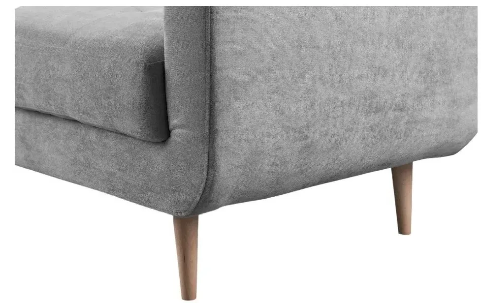 Aurora Tufted Armchair - Grey