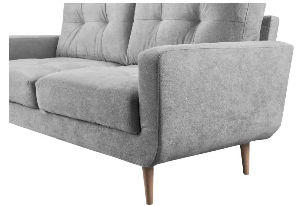 Aurora Tufted Armchair - Grey