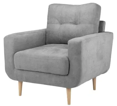 Aurora Tufted Armchair - Grey image