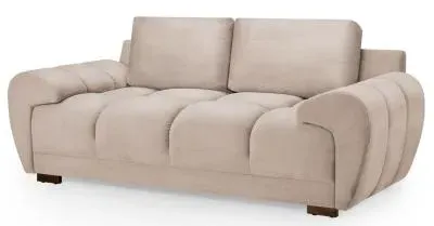 Azzuro 2-Seater Sofa - Beige, Velvet image