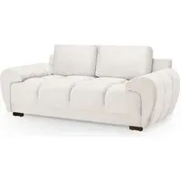 Azzuro 2-Seater Sofa - Cream, Velvet