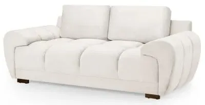 Azzuro 2-Seater Sofa - Cream, Velvet