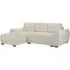 Azzuro Universal Corner Sofabed with Storage - Cream