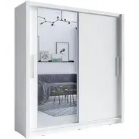 Baku 2 Door Sliding Wardrobe - White