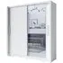 Baku 2 Door Sliding Wardrobe - White