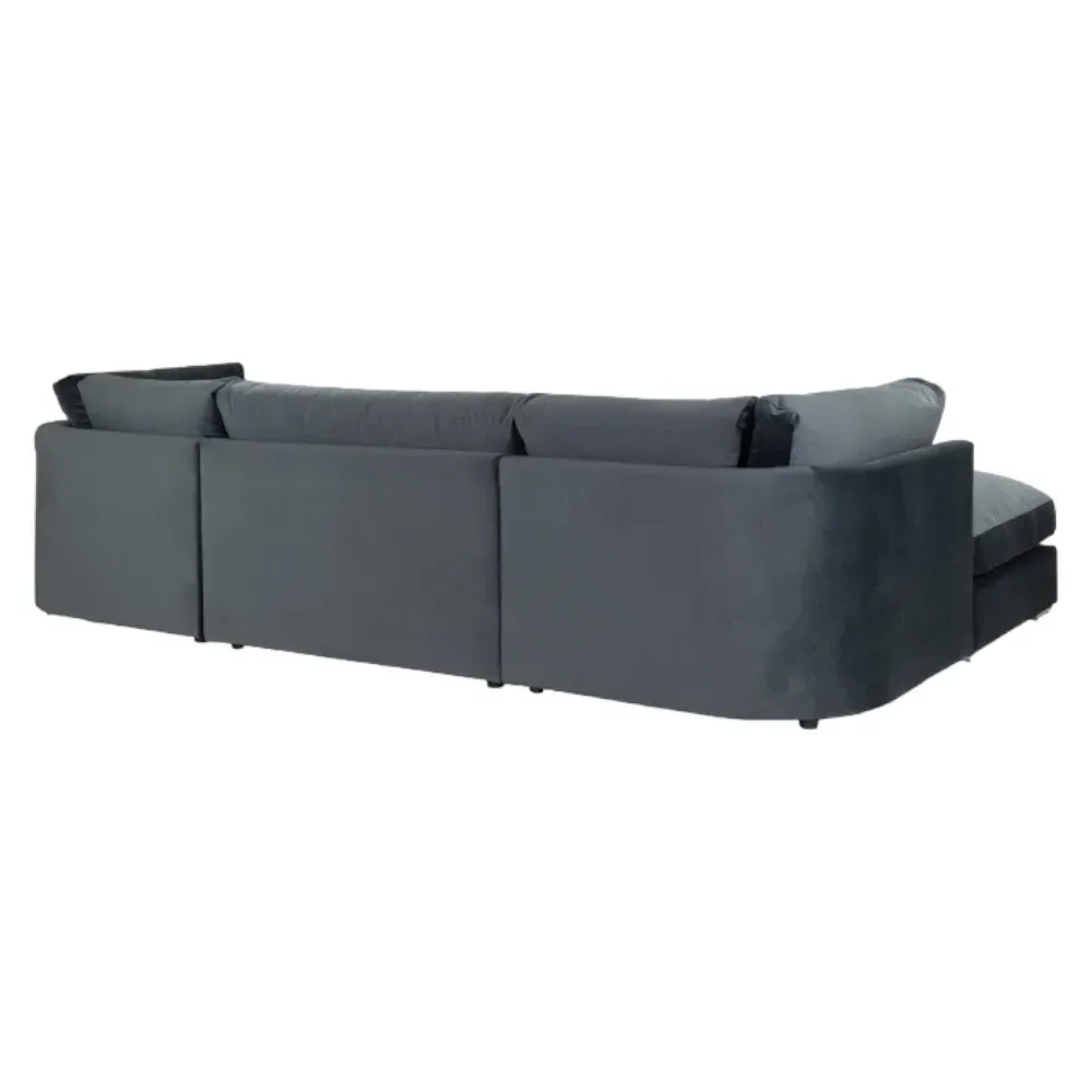 Belgravia U-Shape Corner Sofa - Slate