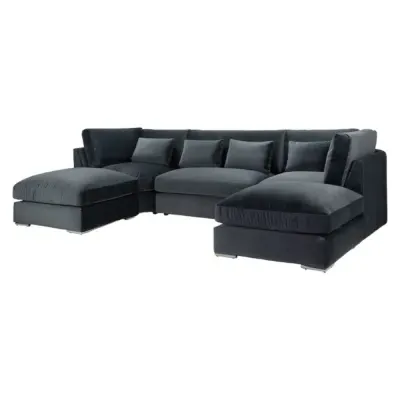 Belgravia U-Shape Corner Sofa - Slate image