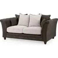 Bella 2-Seater Sofa - Brown, Faux Leather
