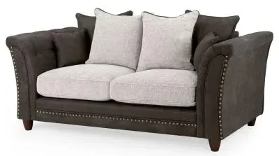 Bella 2-Seater Sofa - Brown, Faux Leather image