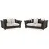 Bella 3+2 Seater Sofa Set - Brown, Faux Leather
