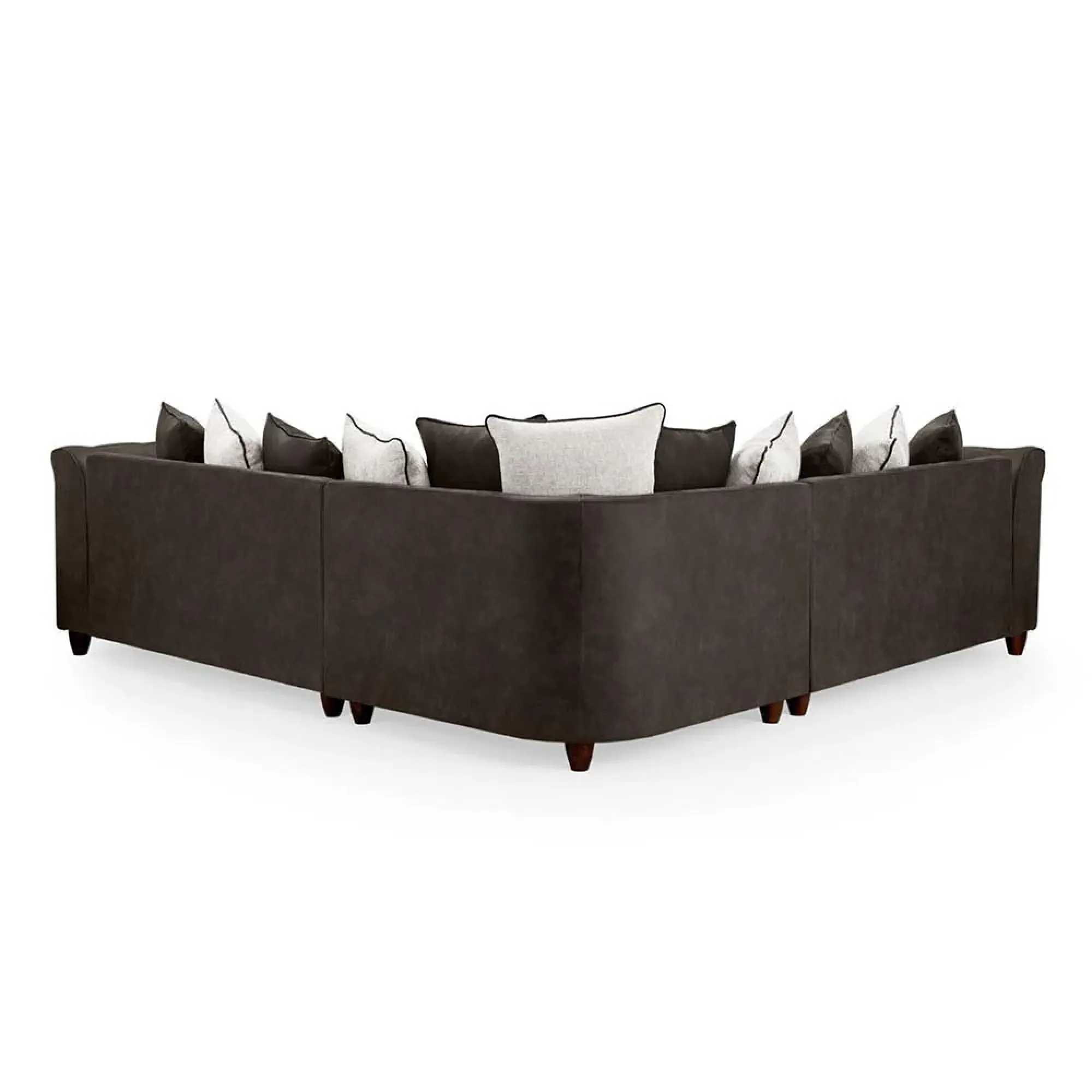 Bella L-Shaped Corner Sofa - Grey, Fabric