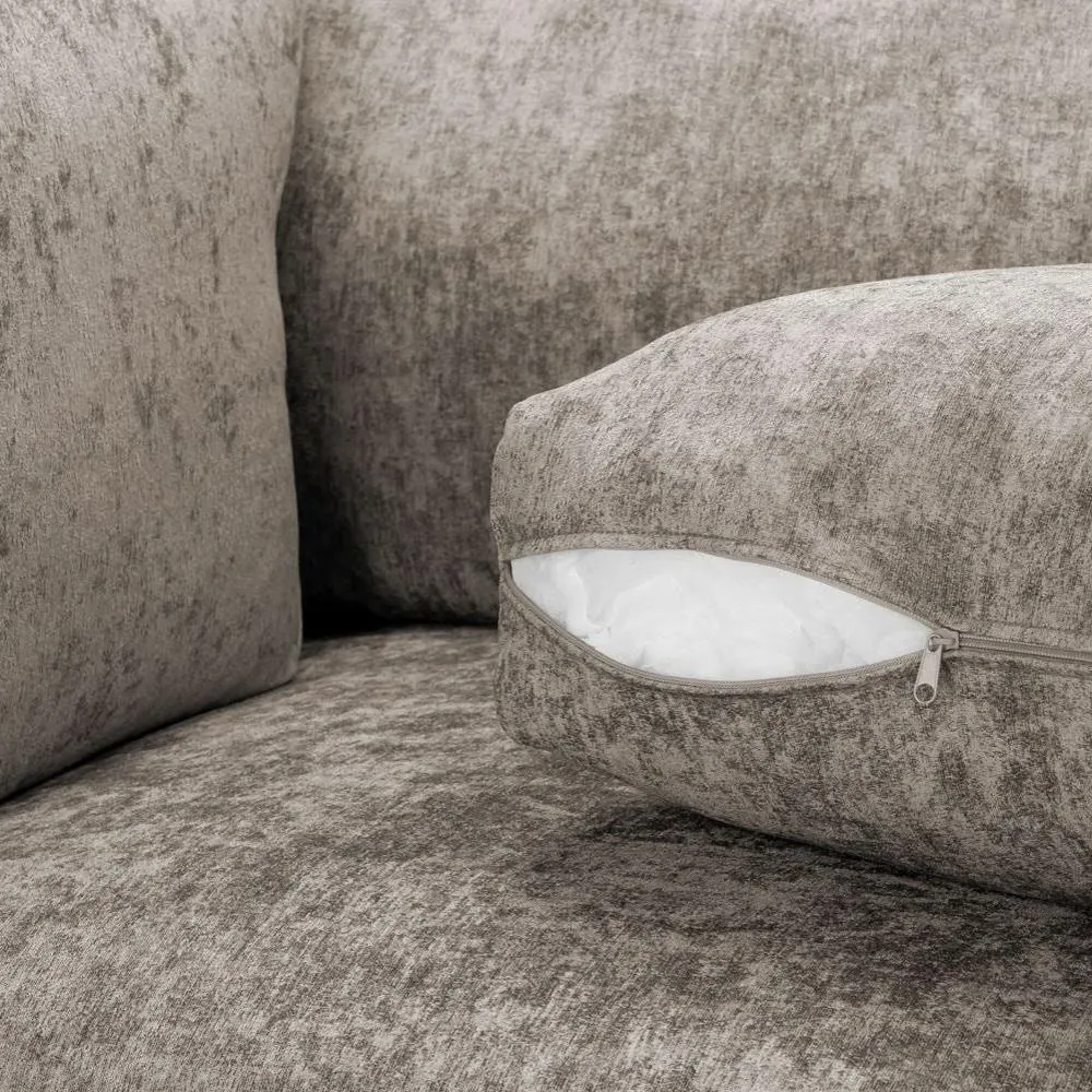 Bishop Fullback U-Shape Corner Sofa - Truffle, Velvet