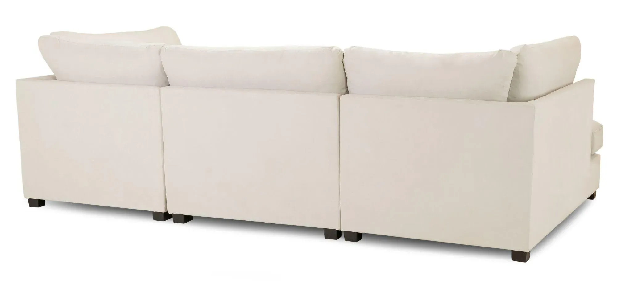 Carnaby U-Shaped Corner Sofa Suite - Beige, Fabric