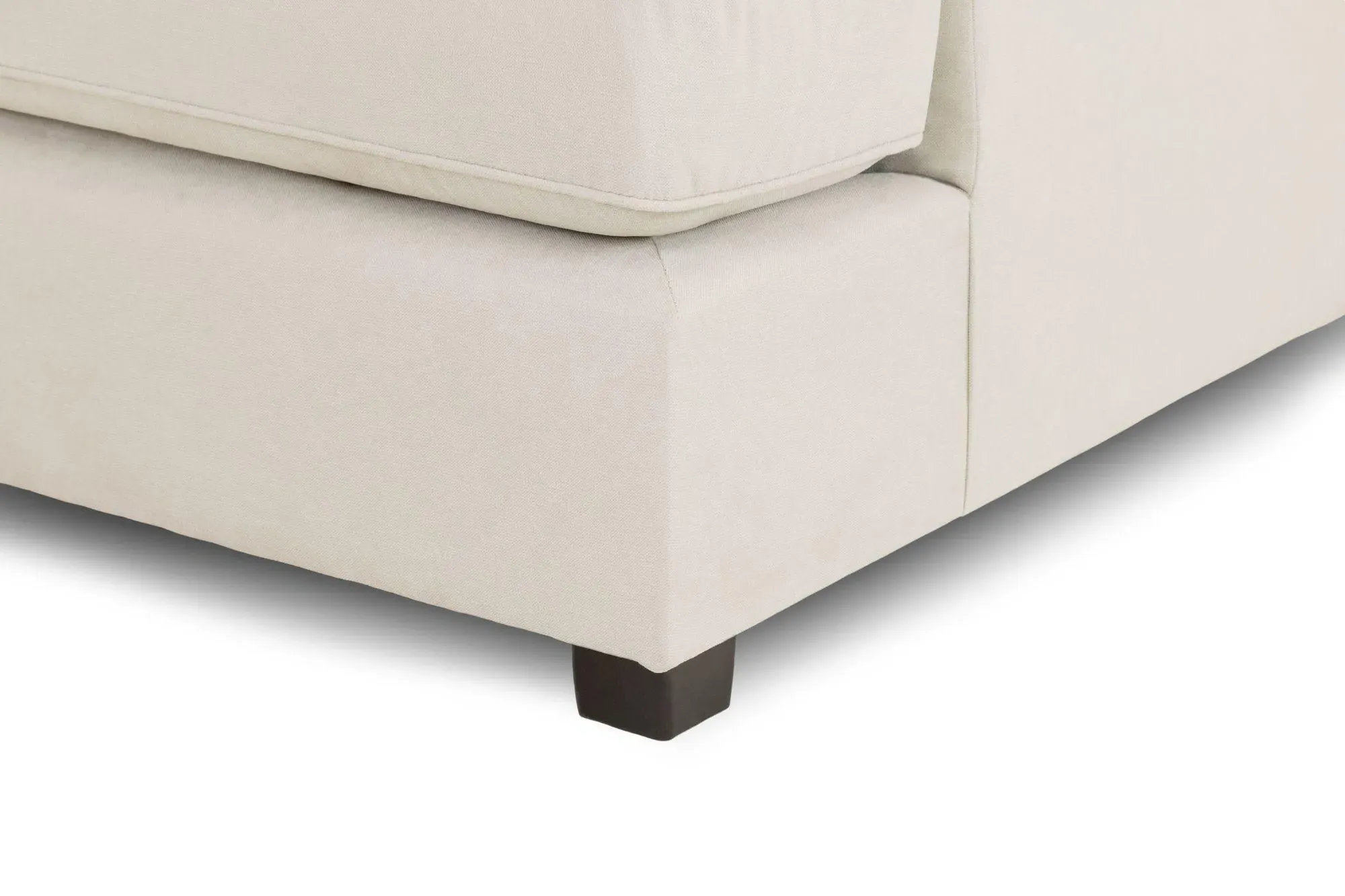 Carnaby U-Shaped Corner Sofa Suite - Beige, Fabric