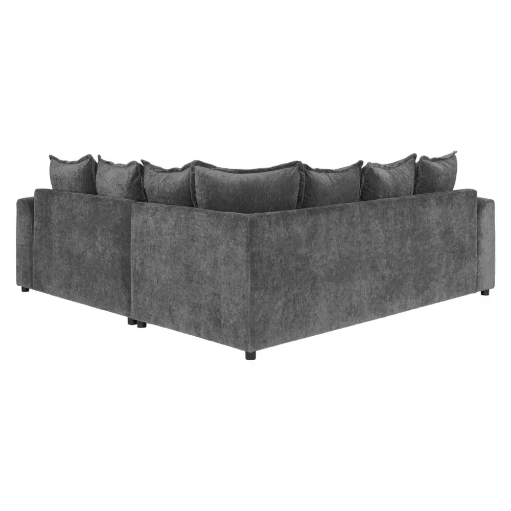 Colbee Large Corner Sofa - Grey, Jumbo Cord