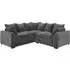 Colbee Large Corner Sofa - Grey, Jumbo Cord
